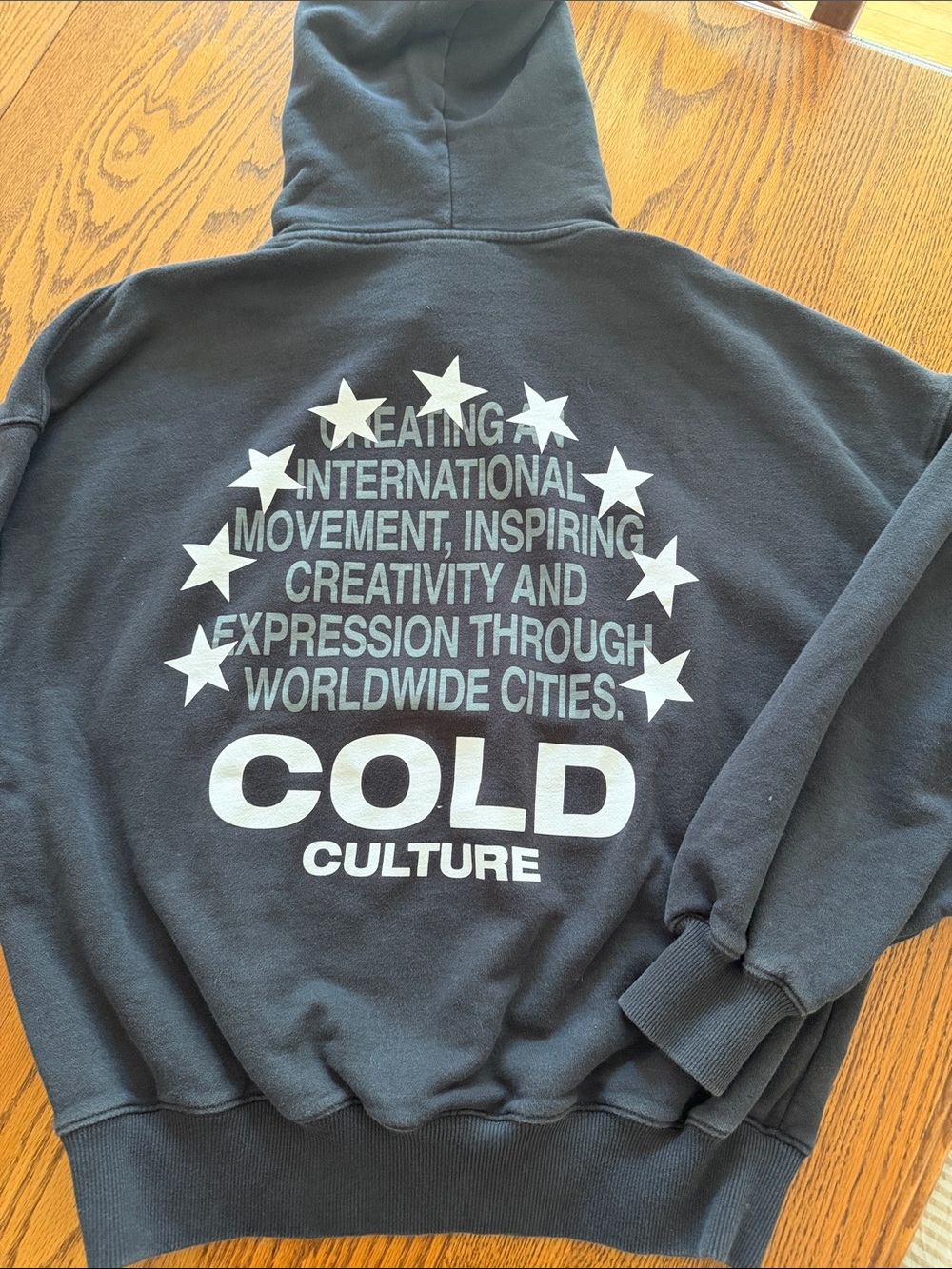 Cold Culture Worldwide Black Men's Pullover Hoodie - Picture 3 of 3